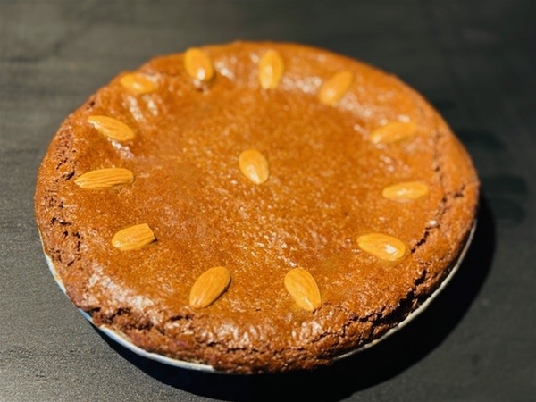 Gevuld speculaas taartje