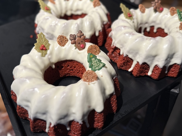 Red Velvet tulband cake